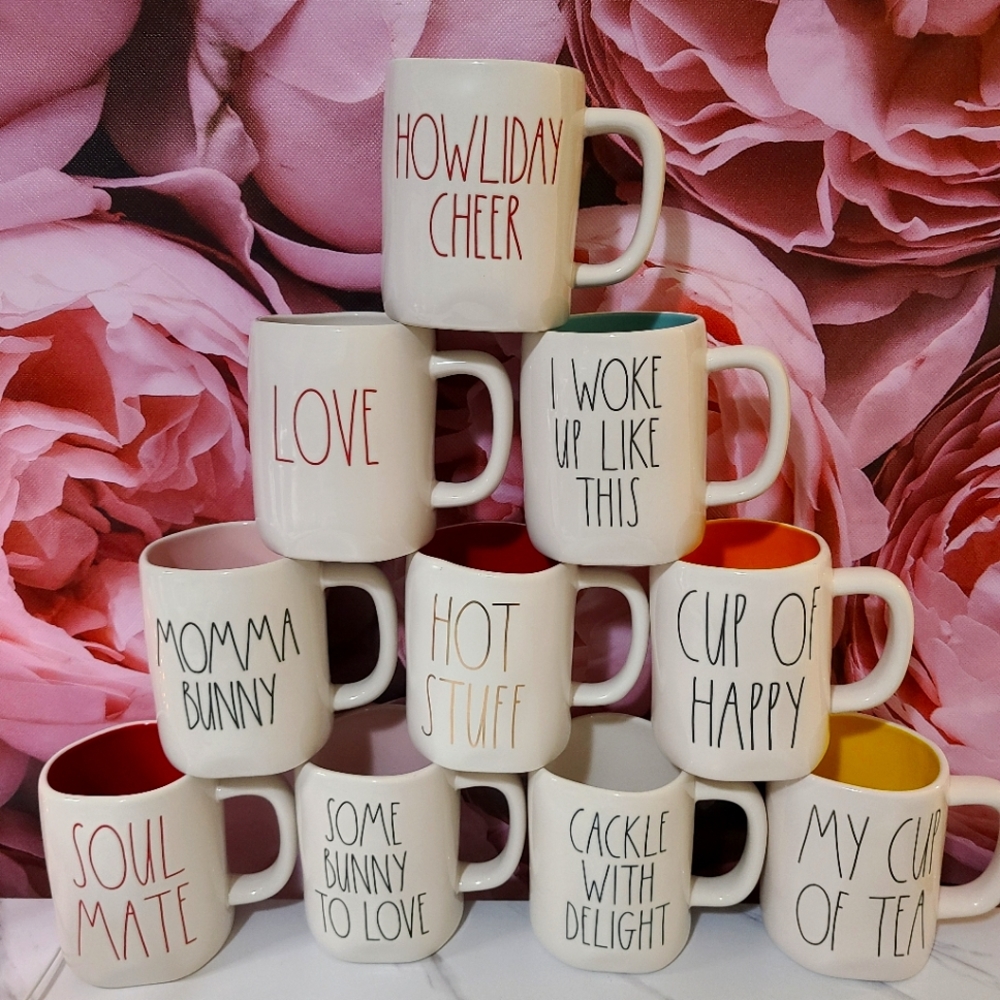 Brand new Rae Dunn lot (10 mugs)